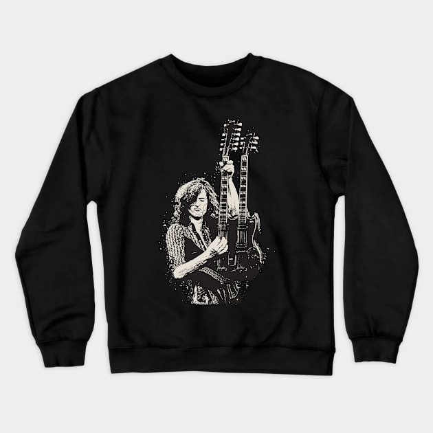 Jimmy Page Crewneck Sweatshirt by Yopi